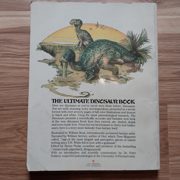1981 The Dinosaurs Fantastic View Lost Era William Stout 1st Edition Paperback - Picture 7 of 7